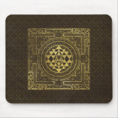 Gold Sri Yantra/Sri Chakra Mousepad (Vorne)