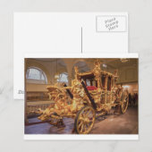 Gold Staat Coach London Postkarte (Vorne/Hinten)
