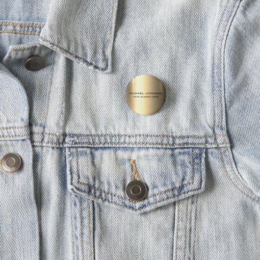 Gold Stainless Steel Metal Button (Beispiel)