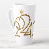 Gold Star 2024 Milchtasse (Linke Ecke)