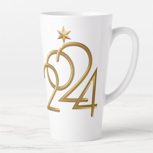 Gold Star 2024 Milchtasse (Rechts)