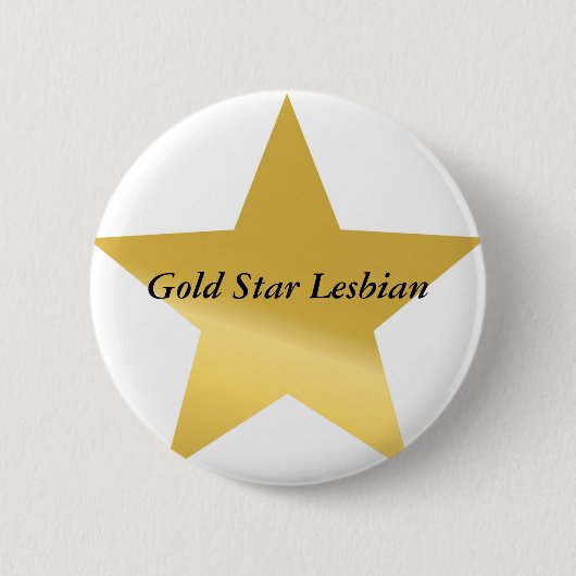 gold-star-2, Goldstern-Lesbe Button (Vorderseite)