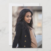 Gold Star Abschluss Save the Date (Rückseite)