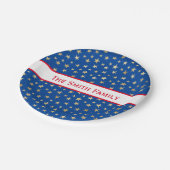 Gold Star American Paper Plate Pappteller (Schrägansicht)