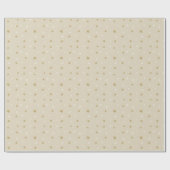 Gold Star Art Patterns Ein magischer Weihnachtsabe Geschenkpapier (Flach)