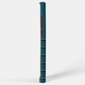 Gold Star auf Aquamarin Samsung Galaxy Hülle (Rechte Seite)