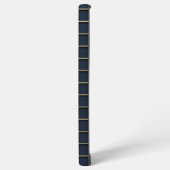 Gold Star auf Navy Blue Samsung Hüllen Samsung Galaxy Hülle (Linke Seite)