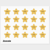 Gold Star Award Stickers (Blatt)