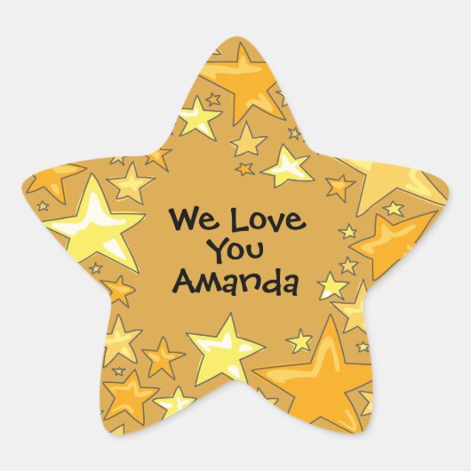 Gold Star Award Stickers (Vorderseite)