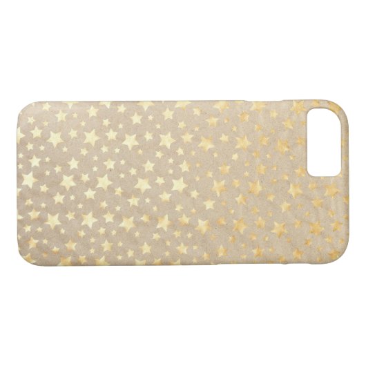 Gold Star Design Phone Case (Rückseite (Horizontal))
