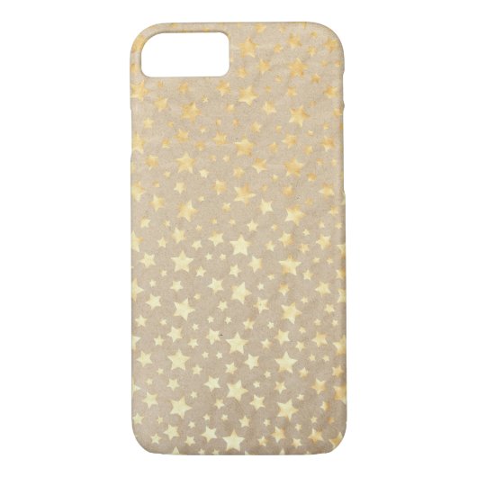 Gold Star Design Phone Case (Rückseite)