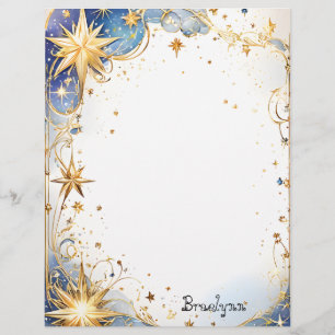 Gold Star Fantasy Briefbogen
