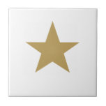 Gold Star Fliese<br><div class="desc">Gold Star Keramik Tile. Sterne sind immer in Mode!</div>