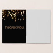 Gold-Star-Folie Dankeschön-Karten Folienkarte (Innenseite)