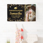Gold Star Foto 2025 Graduation Party Banner (Insitu)