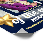 Gold Star Foto Mitarbeiter des Monats Anzeige Poster (Ecke)