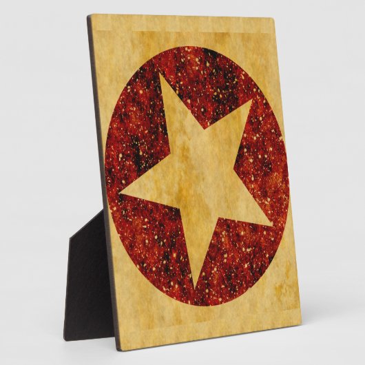 Gold Star Fotoplatte (Seite)