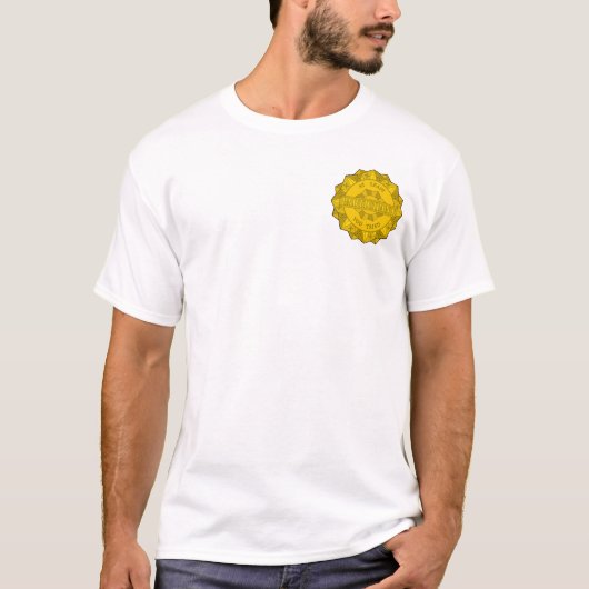 Gold Star für den T - Shirt (Vorderseite)