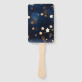 Gold Star Glitter Fächer (Vorderseite)