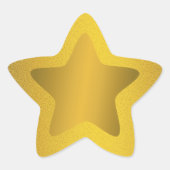 Gold-Star-Glitzer-Glitzern Hintergrundkleber Stern-Aufkleber (Vorderseite)