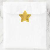 Gold-Star-Glitzer-Glitzern Hintergrundkleber Stern-Aufkleber (Tasche)
