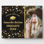 Gold Star Graduate | Foto 2025 Abschluss Fotoplatte (Vorderseite)