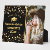 Gold Star Graduate | Foto 2025 Abschluss Fotoplatte (Seite)