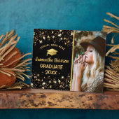 Gold Star Graduate | Foto 2025 Abschluss Fotoplatte (Seite)