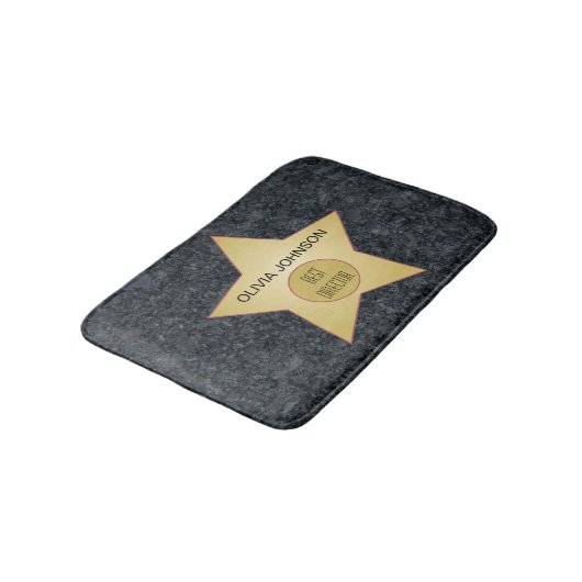 Gold Star Hollywood Superlative Badematte (Schrägansicht)