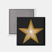 Gold Star Kühlschrankmagnet (Vorderseite/Rückseite)