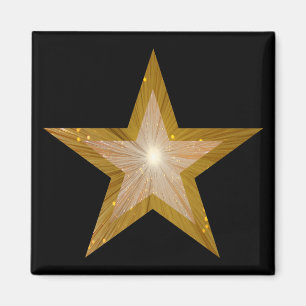 Gold Star Kühlschrankmagnet