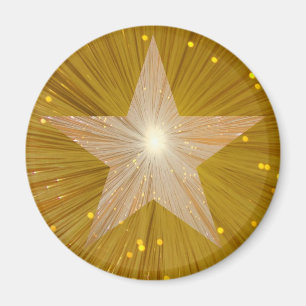 Gold Star Kühlschrankmagnet