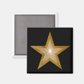 "Gold"-Star-Kühlschrankmagnet Magnet (Vorderseite/Rückseite)