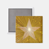"Gold"-Star-Kühlschrankmagnet Magnet (Vorderseite/Rückseite)