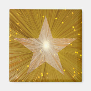 "Gold"-Star-Kühlschrankmagnet Magnet