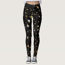 Gold Star Leggings - Komfortabel und stilvoll