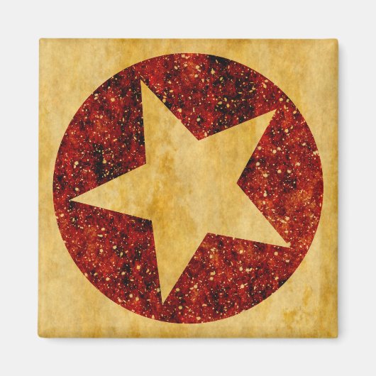 Gold Star Magnet (Vorne)