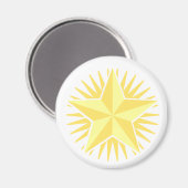Gold Star Magnet (Vorderseite/Rückseite)