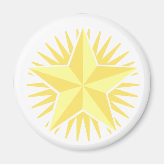 Gold Star Magnet (Vorne)