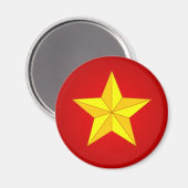 Gold Star Magnet (Vorderseite/Rückseite)