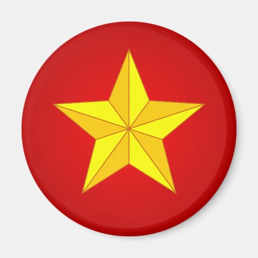 Gold Star Magnet (Vorne)