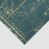 Gold Star Map Design 1 Seidenpapier (Ausschnitt)