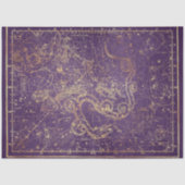 Gold Star Map Design 3 Seidenpapier (Vorderseite)