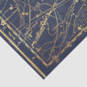 Gold Star Map Design 4 Seidenpapier (Ausschnitt)