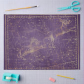 Gold Star Map Design 5 Seidenpapier (Basteln)