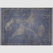 Gold Star Map Series Design 10 Seidenpapier (Vorderseite)