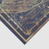 Gold Star Map Series Design 13 Seidenpapier (Ausschnitt)