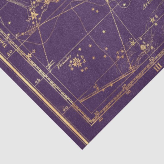 Gold Star Map Series Design 19 Seidenpapier (Ausschnitt)