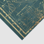 Gold Star Map Series Design 20 Seidenpapier (Ausschnitt)