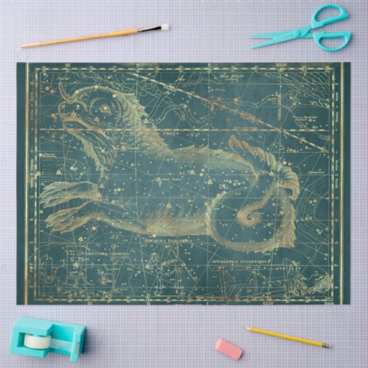 Gold Star Map Series Design 22 Seidenpapier (Basteln)